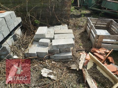 SMALL COLLECTION OF CONCRETE BLOCKS (1)