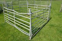 4 X MIXED GALV SHEEP HURDLES - 2