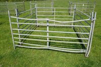 4 X MIXED GALV SHEEP HURDLES - 3