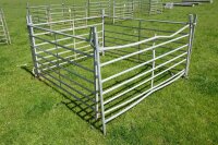 4 X MIXED GALV SHEEP HURDLES - 6