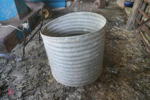 GALVANISED BIN