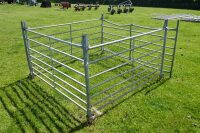 4 X MIXED GALV SHEEP HURDLES - 7