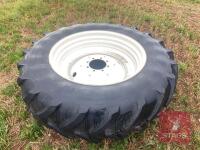 2 460/85 R42 NEW HOLLAND REAR TRACTOR WHEELS/TYRES - 4