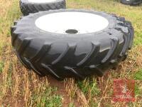 2 460/85 R42 NEW HOLLAND REAR TRACTOR WHEELS/TYRES - 5