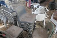 LARGE QTY OF OUTDOOR CHAIRS - 3