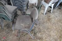 LARGE QTY OF OUTDOOR CHAIRS - 4