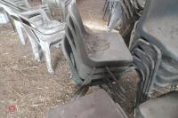 LARGE QTY OF OUTDOOR CHAIRS - 7