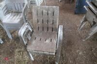 LARGE QTY OF OUTDOOR CHAIRS - 13