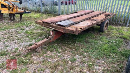 10' 10'' X6' 6'' TIPPING FLATBED TRAILER