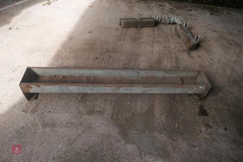 5' GALVANISED FEED TROUGH