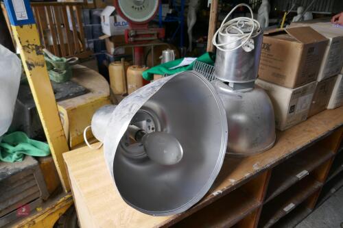 2 INDUSTRIAL 240V LAMPS