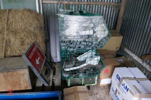 2 LARGE CRATES OF GUTTER