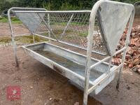 CATTLE HAY RACK AND FEED TROUGH