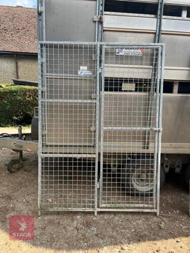 3' 7'' X 6' GALVANISED DOG KENNEL GATE