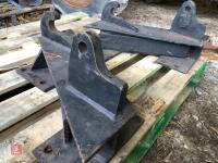 EURO 8 BOLT ON BRACKETS GOOD CONDITION - 2