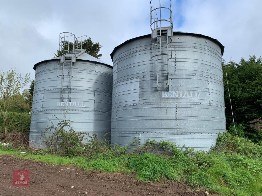 2 X BENTALL GRAIN STORES