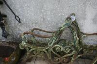 CAST IRON BENCH ENDS - 4