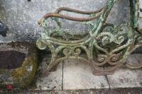 CAST IRON BENCH ENDS - 5