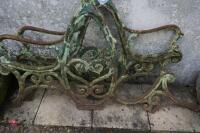 CAST IRON BENCH ENDS - 9