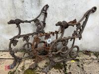 COALBROOKDALE SERPENT GRAPES  BENCH