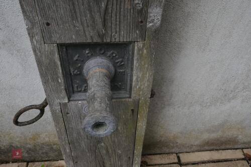 ORNATE LEAD WELL PUMP