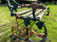 COALBROOKDALE 'SERPENT & GRAPES' BENCH - 3