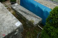 LARGE GRANITE TABLE AND BENCHES - 10