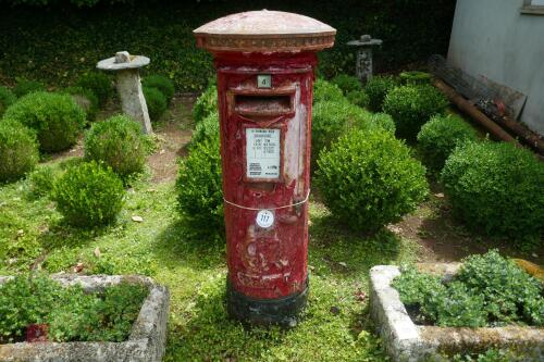 ORIGINAL ROYAL MAIL GR PILLAR POST BOX