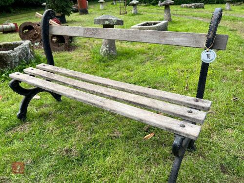 ORNATE GARDEN BENCH