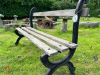 ORNATE GARDEN BENCH - 2