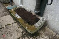 RECTANGULAR GRANITE TROUGH/PLANTER