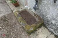 RECTANGULAR GRANITE TROUGH/PLANTER - 2