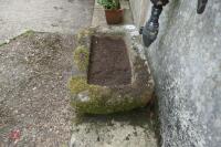 RECTANGULAR GRANITE TROUGH/PLANTER - 5