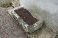 RECTANGULAR GRANITE TROUGH/PLANTER - 2