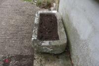 RECTANGULAR GRANITE TROUGH/PLANTER - 5