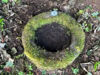 CIRCULAR GRANITE TROUGH/PLANTER - 2