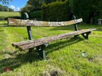 ORNATE GARDEN BENCH