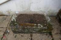 RECTANGULAR GRANITE TROUGH/PLANTER