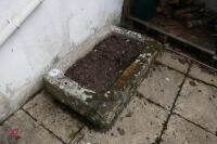 RECTANGULAR GRANITE TROUGH/PLANTER - 6