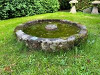 CIRCULAR GRANITE TROUGH/PLANTER