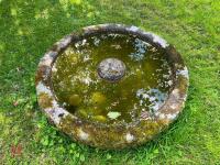 CIRCULAR GRANITE TROUGH/PLANTER - 4