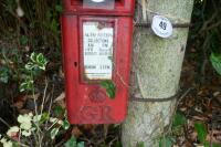 ROYAL MAIL GR PILLAR POST BOX - 11