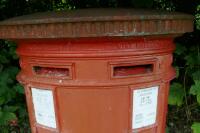 ORIGINAL ROYAL MAIL VR DUAL POST BOX - 9