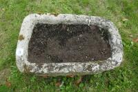 OBLONG GRANITE TROUGH/PLANTER - 3