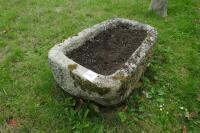 OBLONG GRANITE TROUGH/PLANTER - 6