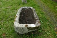 OBLONG GRANITE TROUGH/PLANTER - 10