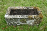 OBLONG GRANITE TROUGH/PLANTER - 4