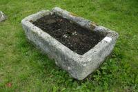 OBLONG GRANITE TROUGH/PLANTER - 4