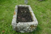 OBLONG GRANITE TROUGH/PLANTER - 7