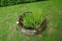 CIRCULAR GRANITE TROUGH/PLANTER - 4